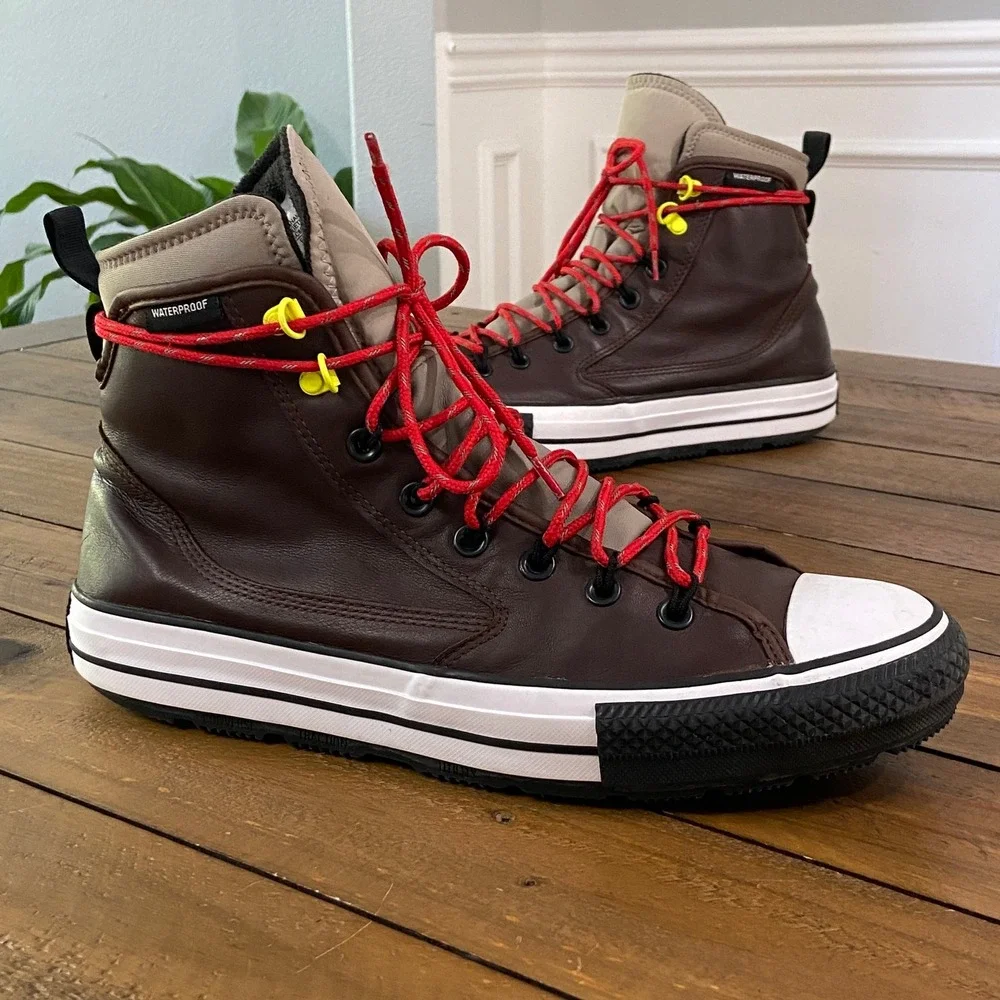 Converse Chuck Taylor All Star All-Terrain High Brown Leather Boots 169588C 11